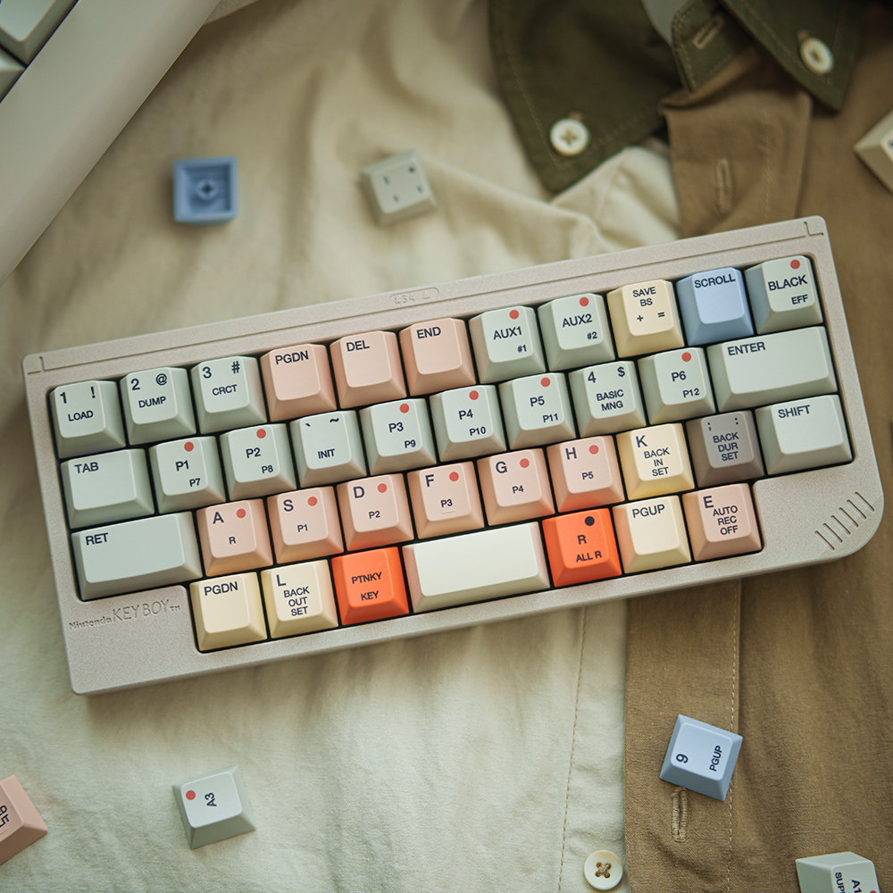Retro Gaming Keycaps - FBB キーキャップ S9000 レトロスタイルチェリーメカニカルキーボード用キーキャップゲームオフィスラップトップアクセサリー 1.7 ミリメートル厚さ