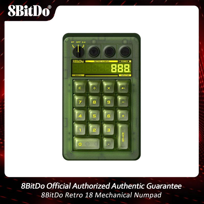 Retro Gaming For Windows - 8BitDo Retro 18 メカニカルテンキー BT 2.4G