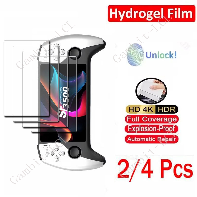Retro Gaming Handheld Console - 2/4 個 HD フル油圧ハイドロゲルフィルム SF3500 5
