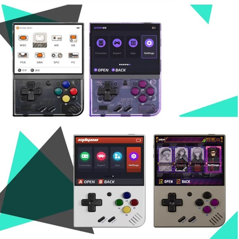 Retro Gaming Keycaps - レトロミニハンドヘルドゲーム機 カスタム128MBランニングメモリ 3000mAhバッテリー 640x480画面 オープンソースハンドヘルドゲーム機