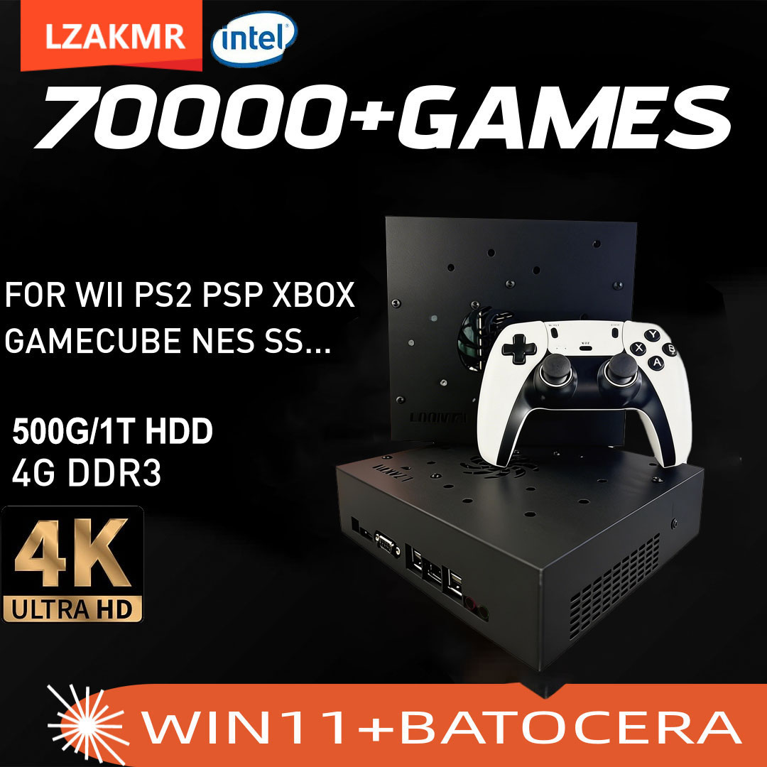 Retro Gaming Hdd - スーパーゲームコンソール X8 Pro 70000+ゲーム I3-3110M 60+エミュレーター