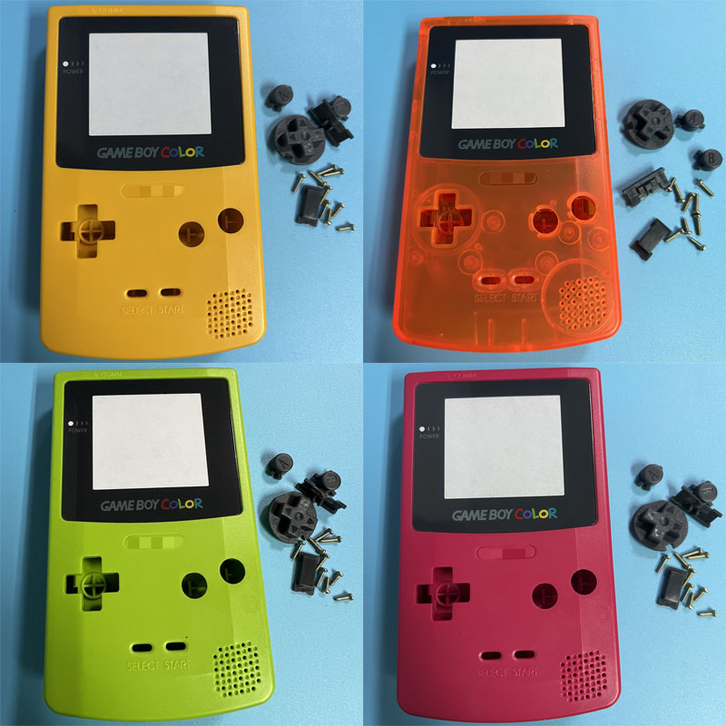 Retro Gaming Station - ゲームボーイカラーシェル Gbc 交換用シェル 限定版 発光ゲーム周辺機器 レトロゲーム機用アクセサリー