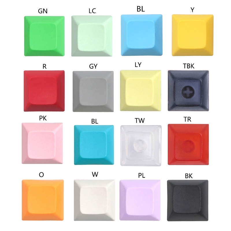 Retro Gaming Keycaps - メカニカルキーボードキット1u,空のキーキャップ,プロファイル,高さ1u,20個