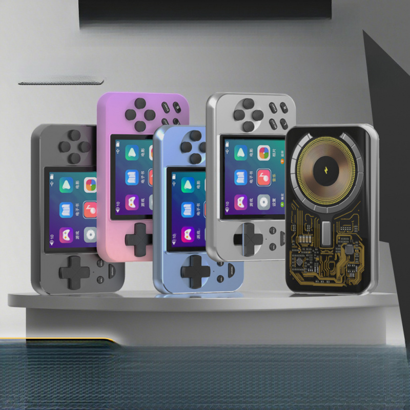 新型L9携帯ゲーム機 磁気ワイヤレス充電パワーバンク内蔵 6 - Retro Gaming Handheld Console のレビューと価格