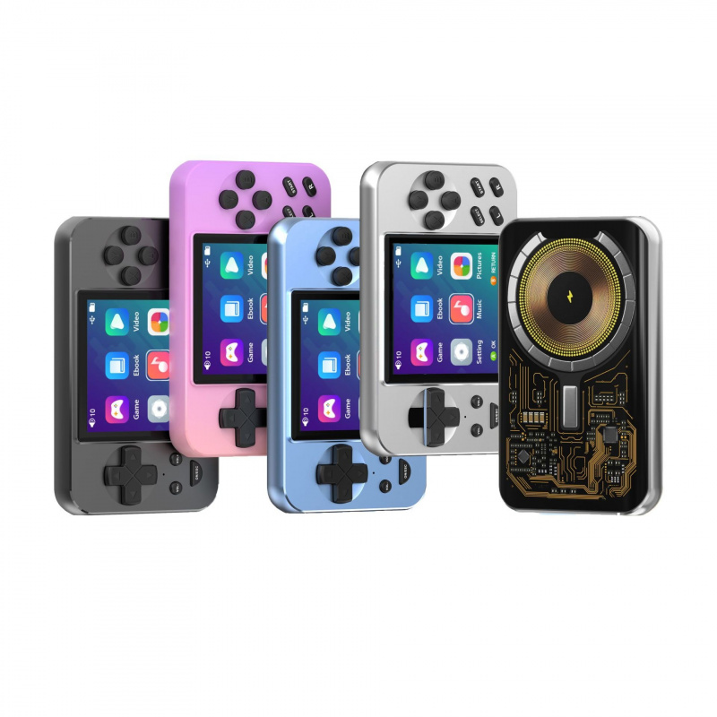 新型L9携帯ゲーム機 磁気ワイヤレス充電パワーバンク内蔵 6 - Retro Gaming Handheld Console のレビューと価格