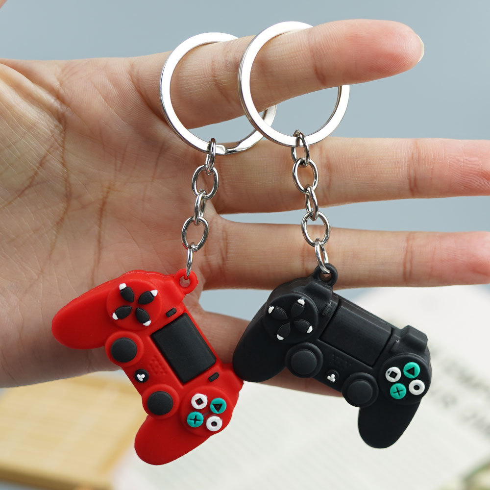 新しい PVC キーホルダー個別のゲーム機キーリングミニ漫画 - Retro Gaming Keychain のレビューと価格