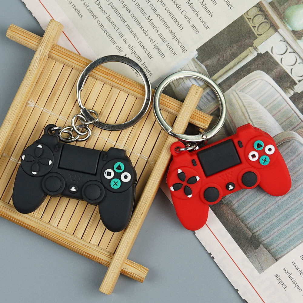 新しい PVC キーホルダー個別のゲーム機キーリングミニ漫画 - Retro Gaming Keychain のレビューと価格