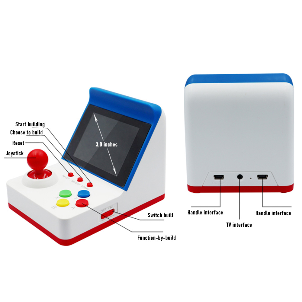 360ビデオゲームコンソール,3インチ画面,8ビット,レトロ - Retro Gaming Station のレビューと価格