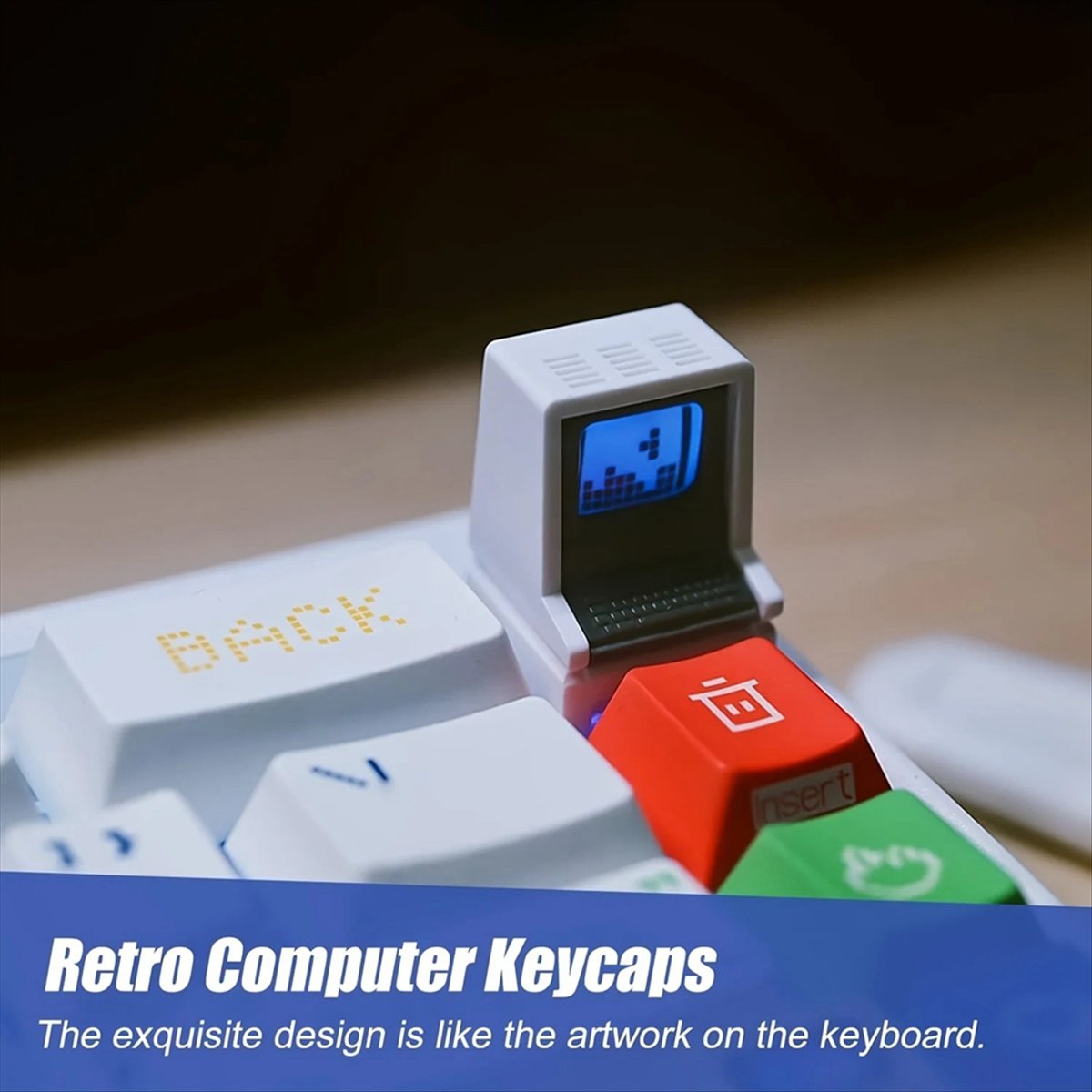 マグネティックレトロバックライトキーキャップ（Escキー用） - Retro Gaming Keycaps のレビューと価格