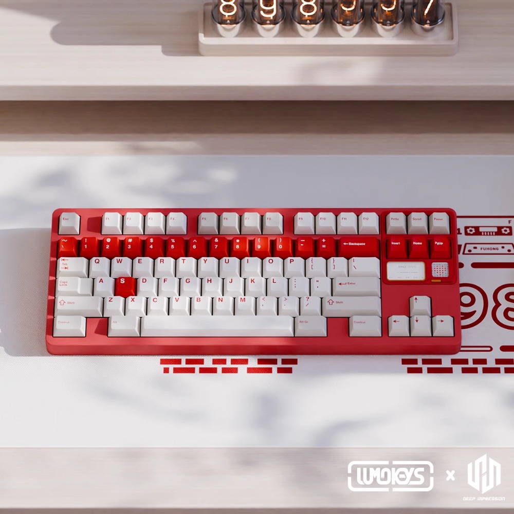 Lumokeys-レトロなキーキャップのセット,カスタム,白 - Retro Gaming Keycaps のレビューと価格