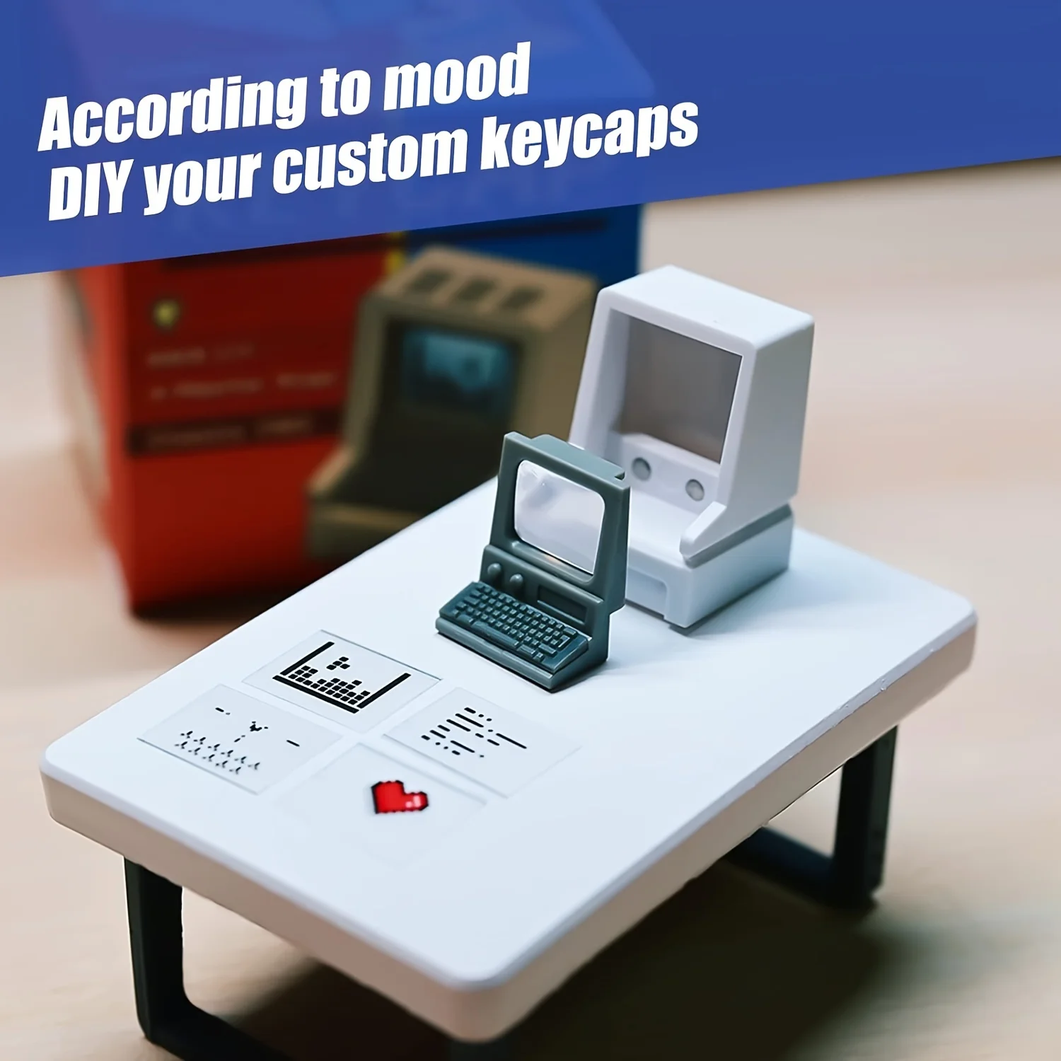 レトロなMac風キーキャップ ダブルショットABS MXクロ - Retro Gaming Keycaps のレビューと価格