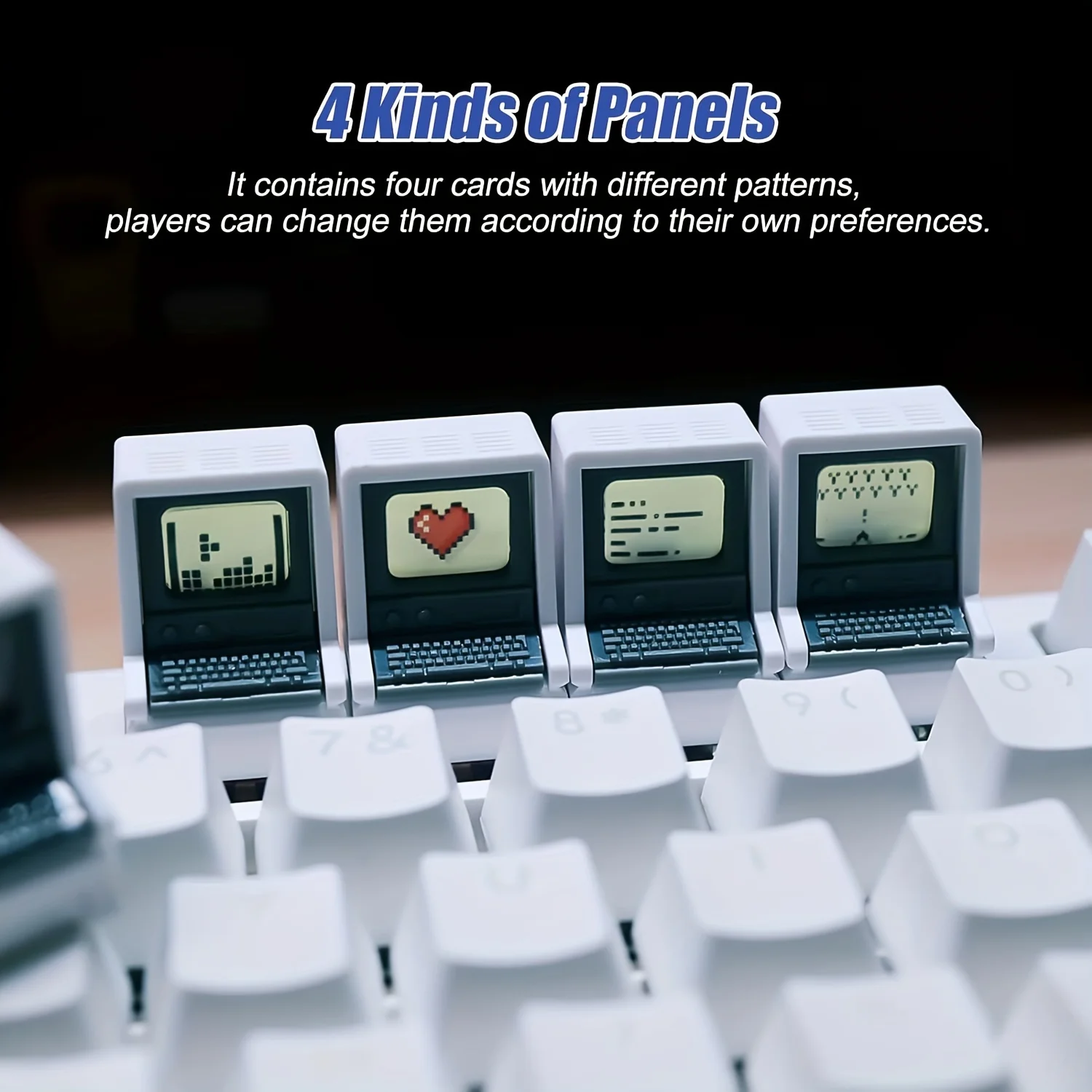 レトロなMac風キーキャップ ダブルショットABS MXクロ - Retro Gaming Keycaps のレビューと価格