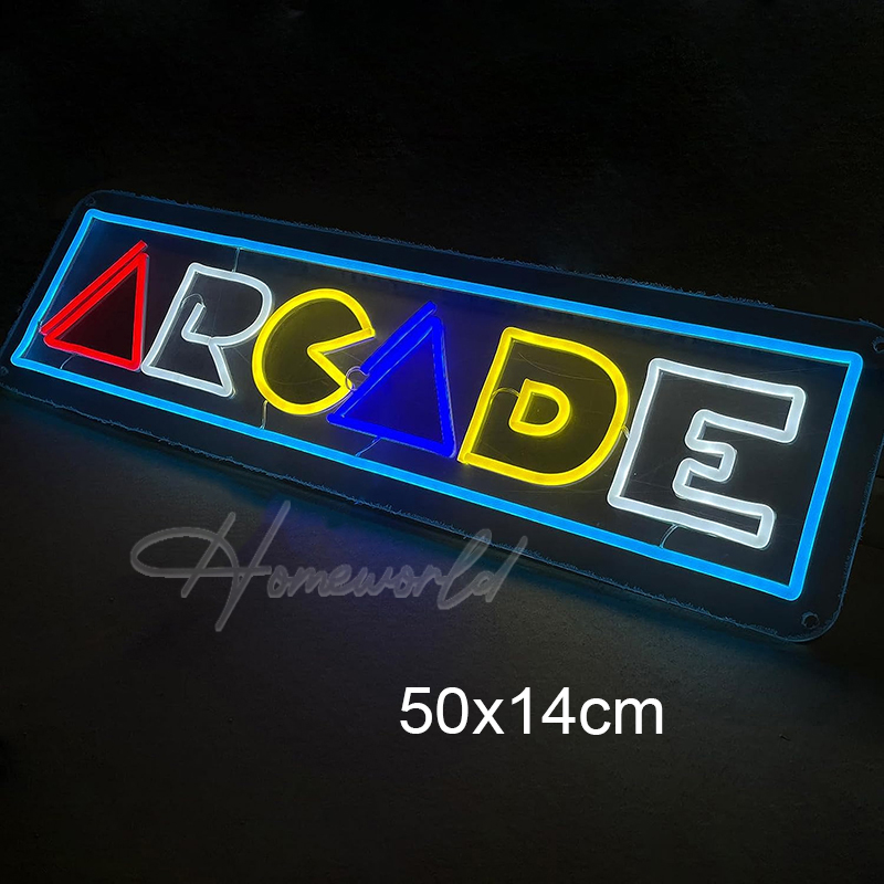 アーケードLEDネオンサイン,壁の装飾,ゲームルームのハンド - Retro Gaming Projector のレビューと価格