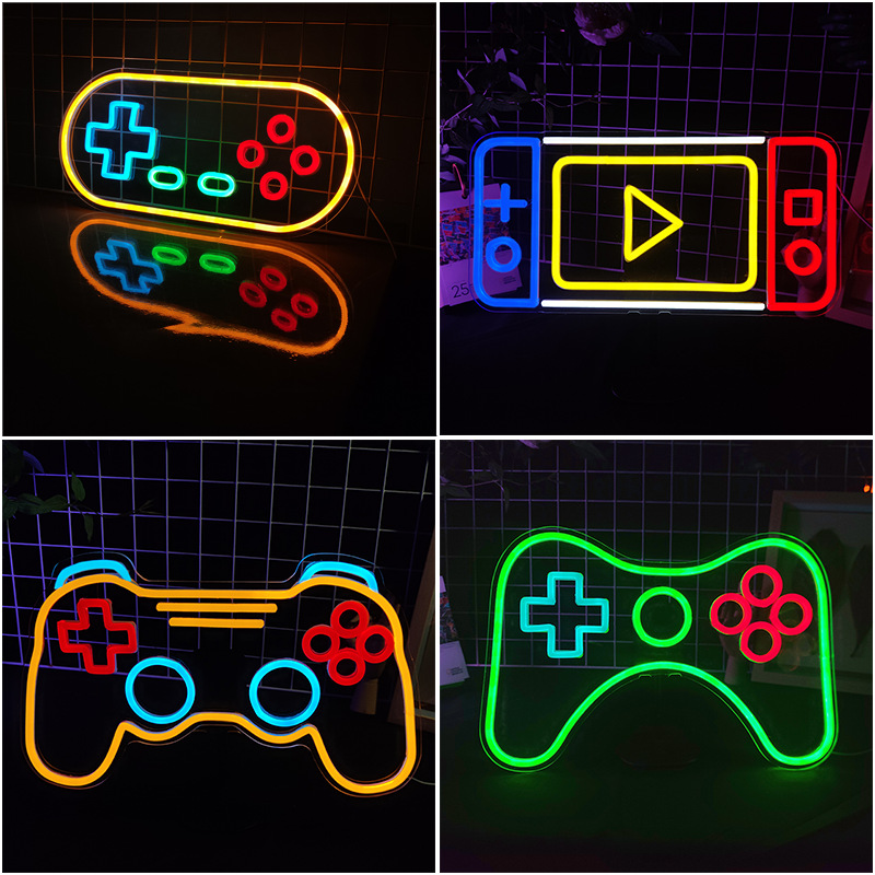 アーケードLEDネオンサイン,壁の装飾,ゲームルームのハンド - Retro Gaming Projector のレビューと価格