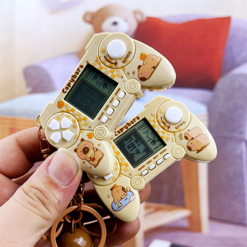 Capybara-子供向けのポータブルミニゲームマシンキーホ - Retro Gaming Keychain のレビューと価格