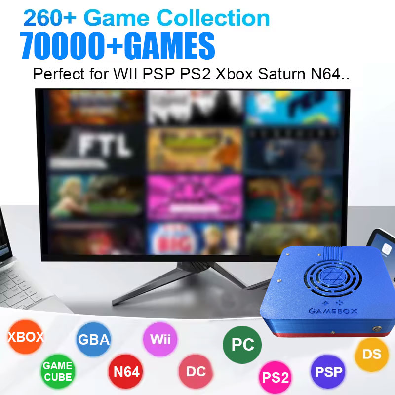 GD10 デュアルシステム レトロゲームコンソール I3-3 - Retro Gaming Hdd のレビューと価格