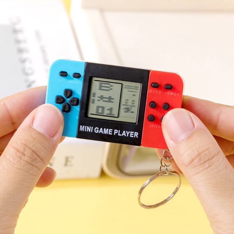 レトロクラシックテトリスゲームハンドヘルド電子ゲームコンソー - Retro Gaming Keychain のレビューと価格