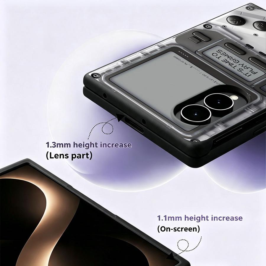 高級電話カバーケース Samsung Galaxy ZFol - Retro Gaming On のレビューと価格