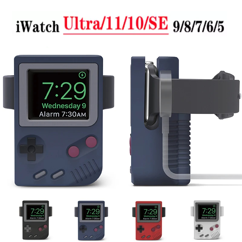 シリコン製iWatch充電スタンドホルダー Apple Wa - Retro Gaming Station のレビューと価格