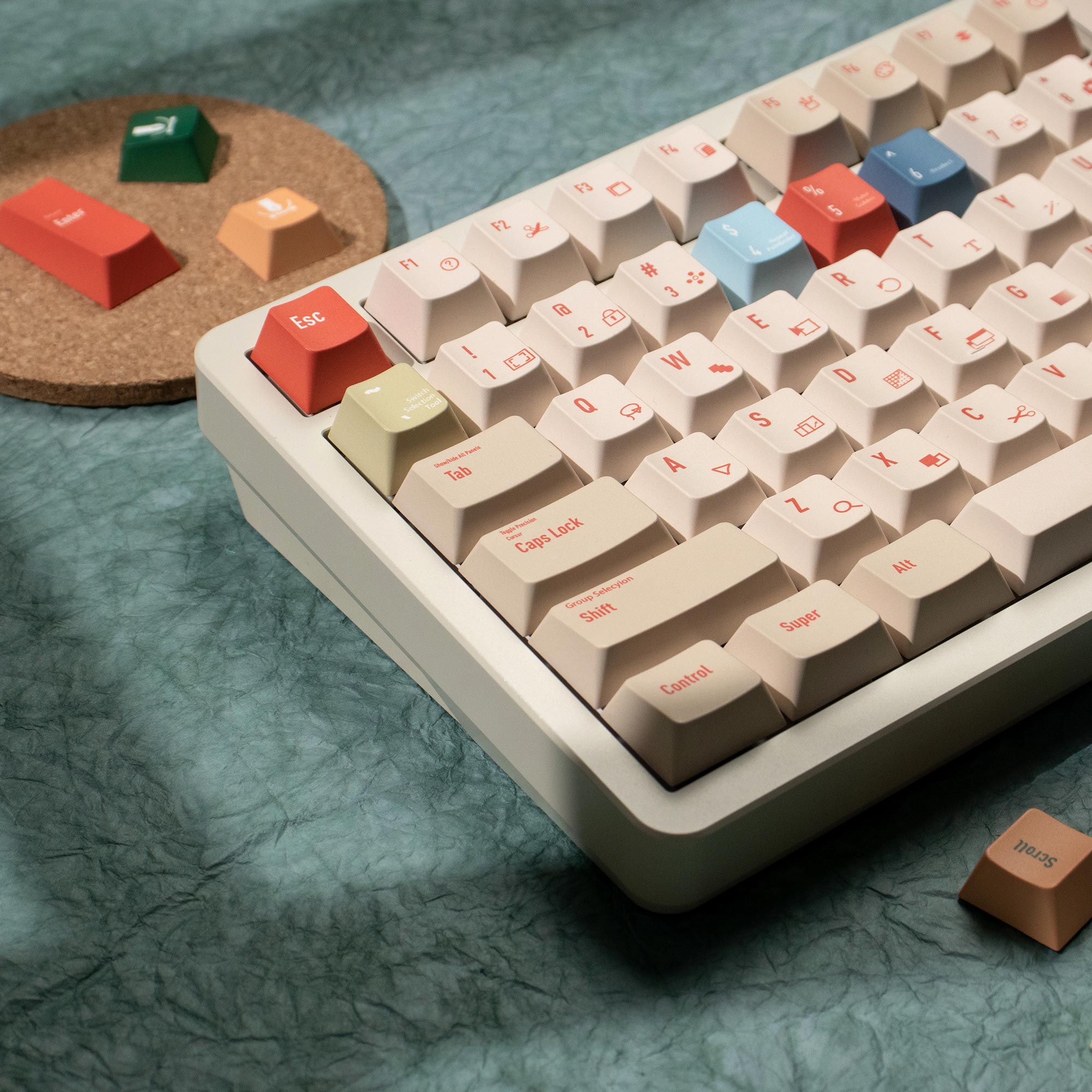 イラストレーターキーキャップ DYE-SUB チェリープロフ - Retro Gaming Keycaps のレビューと価格