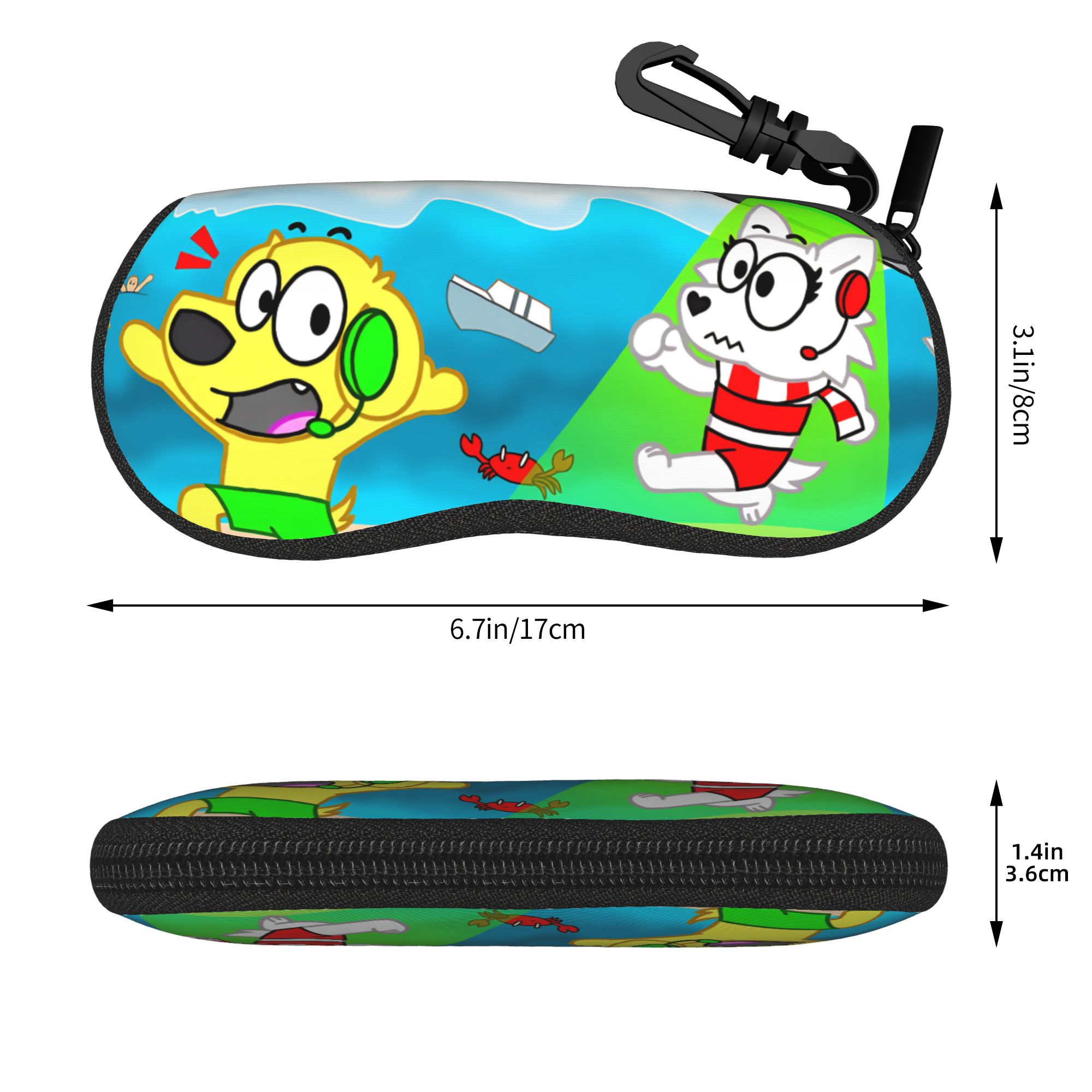 タイラーズとスノウィ ゲーミングメガネケース サングラスケー - Retro Gaming Keychain のレビューと価格