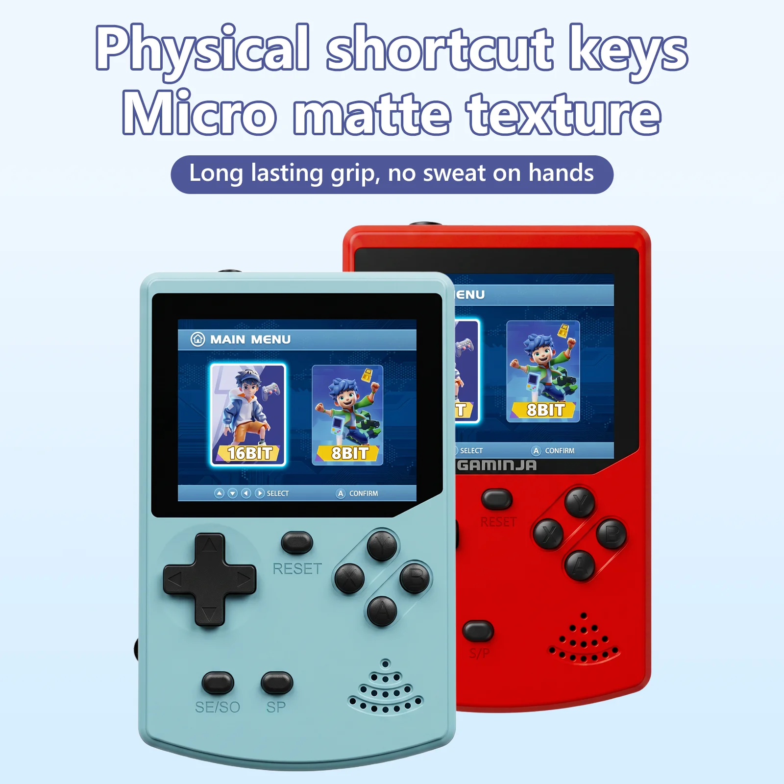 GAMINJA ハンドヘルドゲームコンソール 300 クラシ - Retro Gaming Handheld Console のレビューと価格