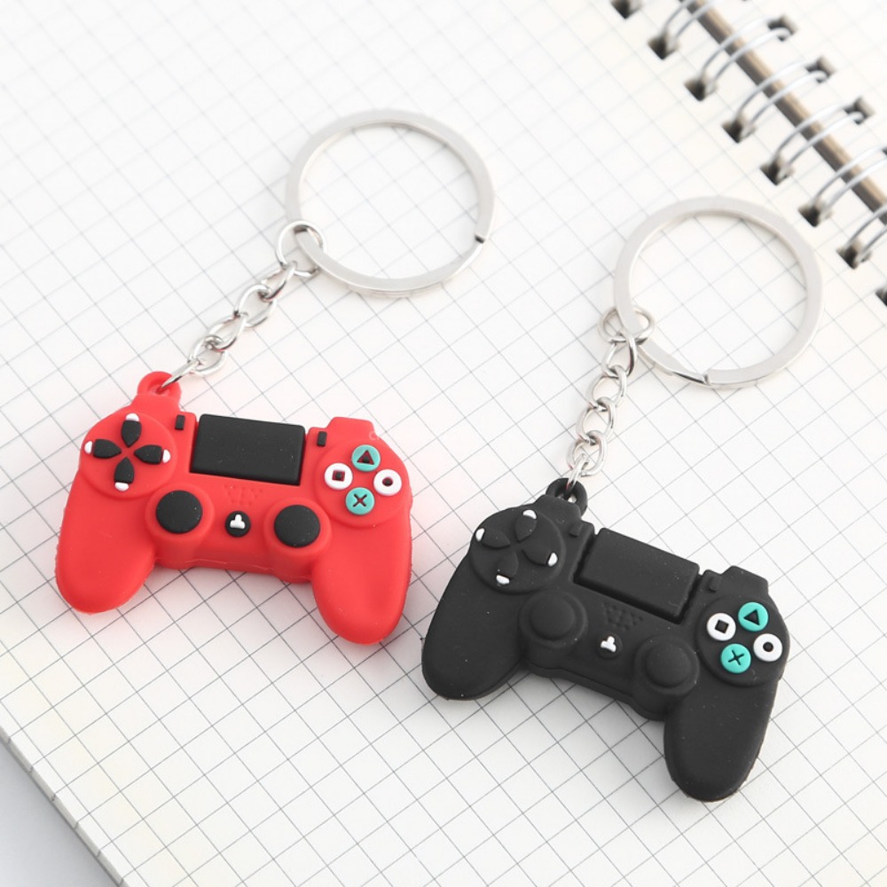 ビデオゲームハンドルキーリング男性用ミニジョイスティックモデ - Retro Gaming Keychain のレビューと価格