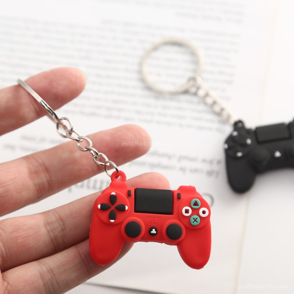ビデオゲームハンドルキーリング男性用ミニジョイスティックモデ - Retro Gaming Keychain のレビューと価格