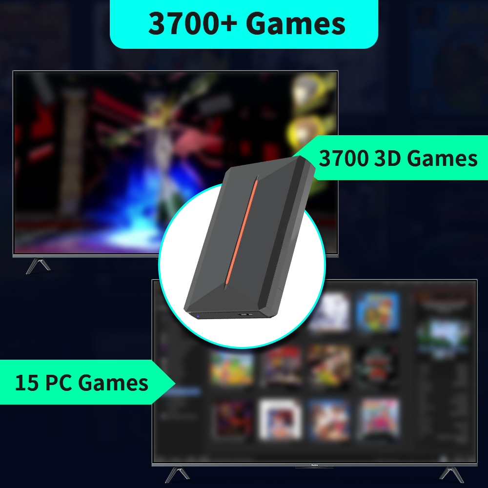 Launchbox-osポータブルHDDレトロゲームコンソー - Retro Gaming Hdd のレビューと価格