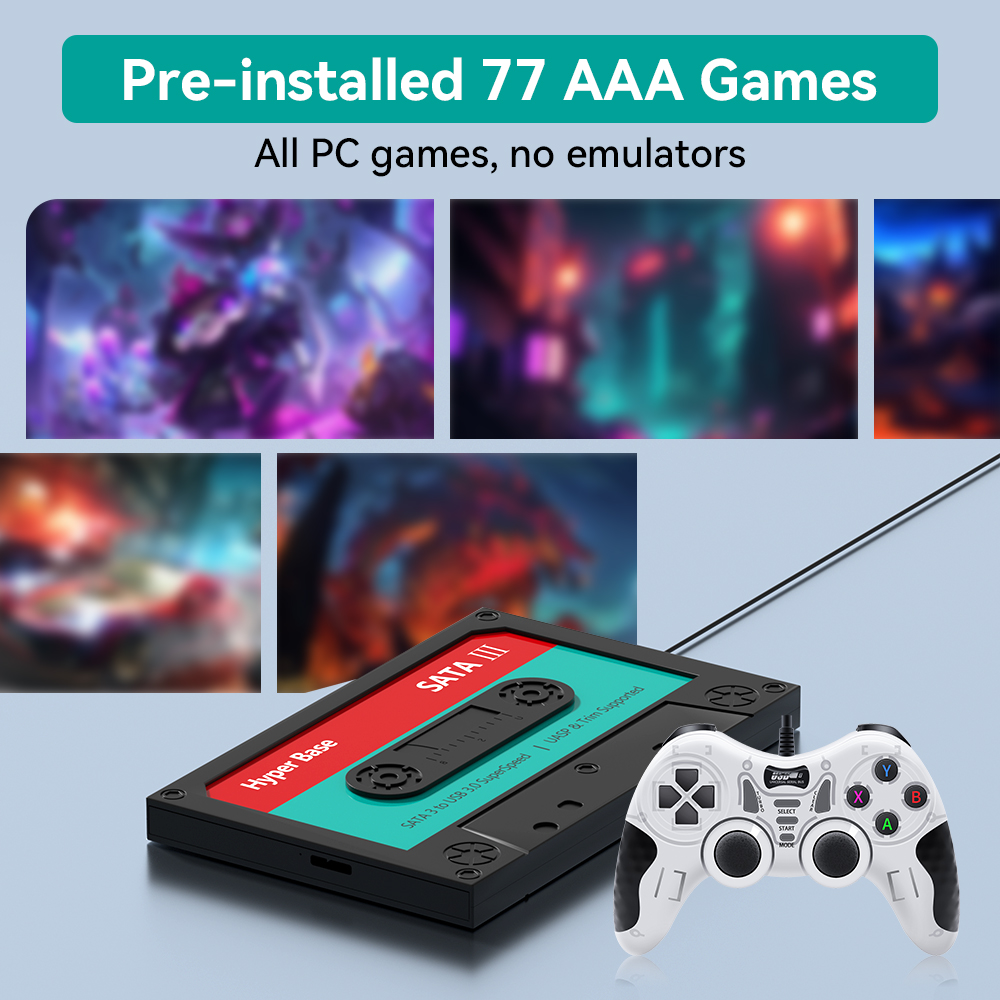 2TBゲームハードドライブ、77種類のAAAゲーム搭載、プラ - Retro Gaming Hdd のレビューと価格