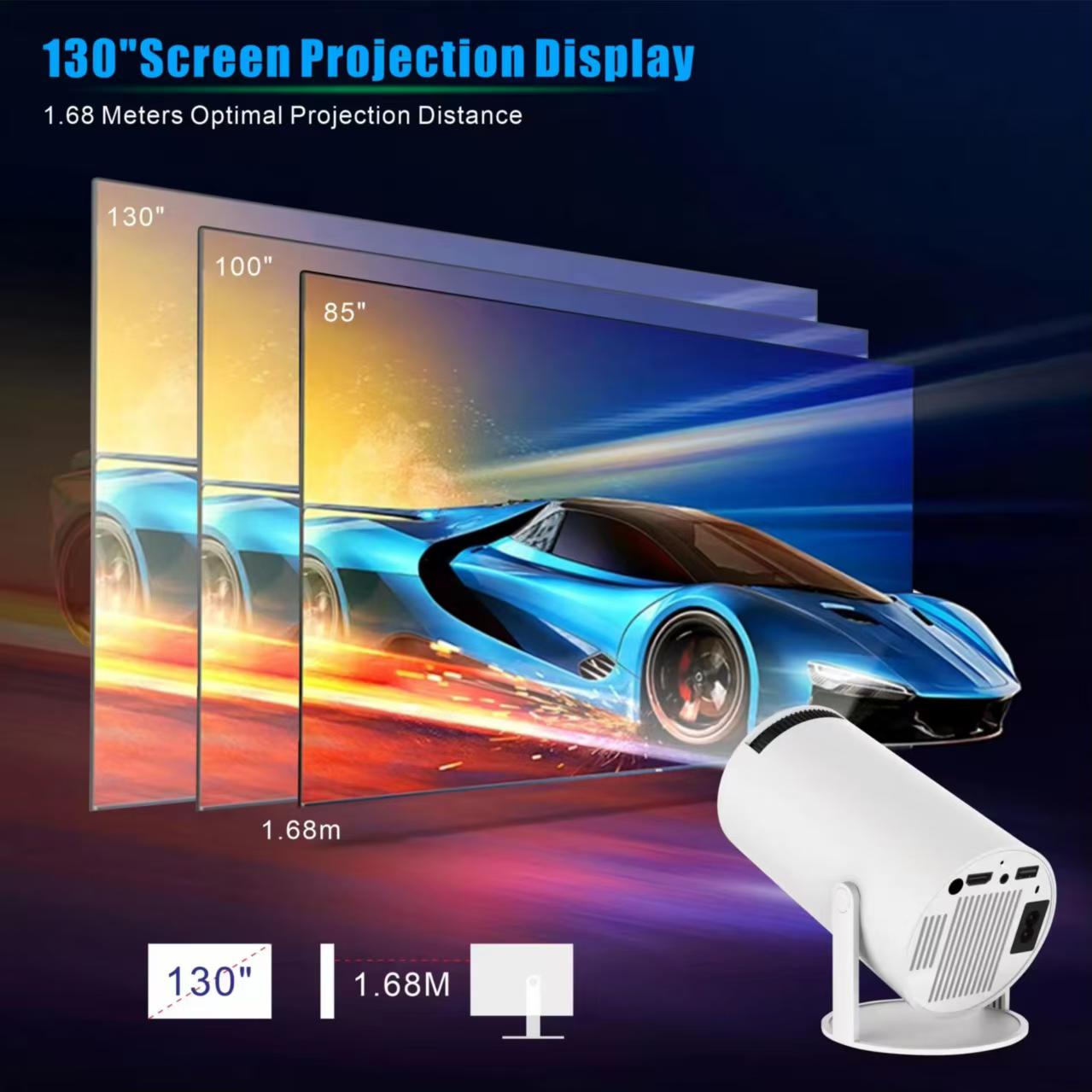 ミニHY300ポータブルプロジェクター Android 11 - Retro Gaming Projector のレビューと価格