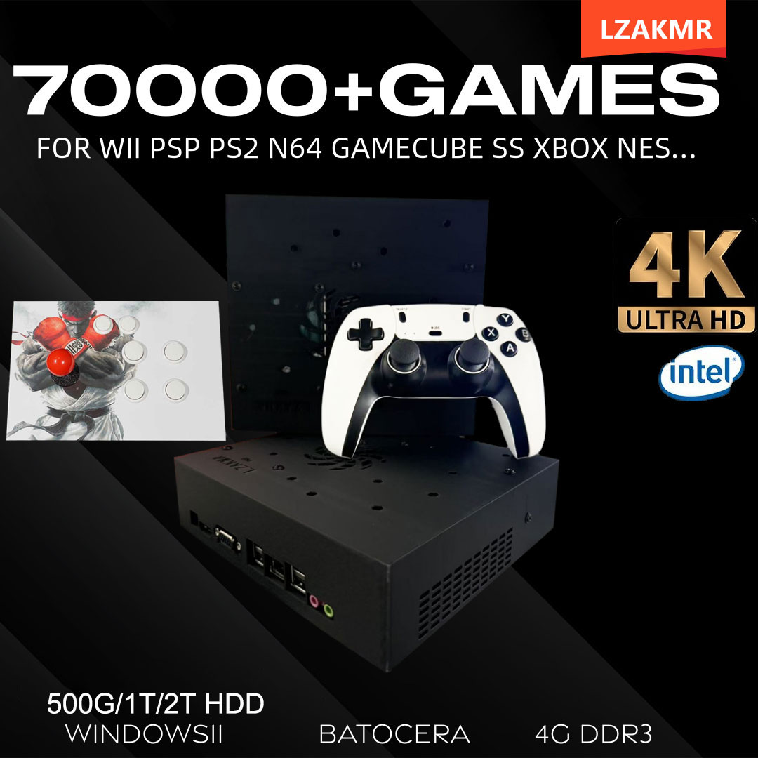 レトロゲームコンソール 70000+ゲーム 2TB T8搭載 - Retro Gaming For Windows のレビューと価格