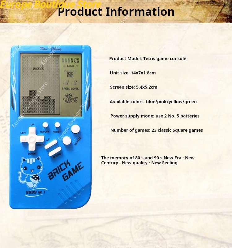 大画面キッズハンドヘルドゲーム機レトロクラシック電子ゲームお - Retro Gaming Handheld Console のレビューと価格